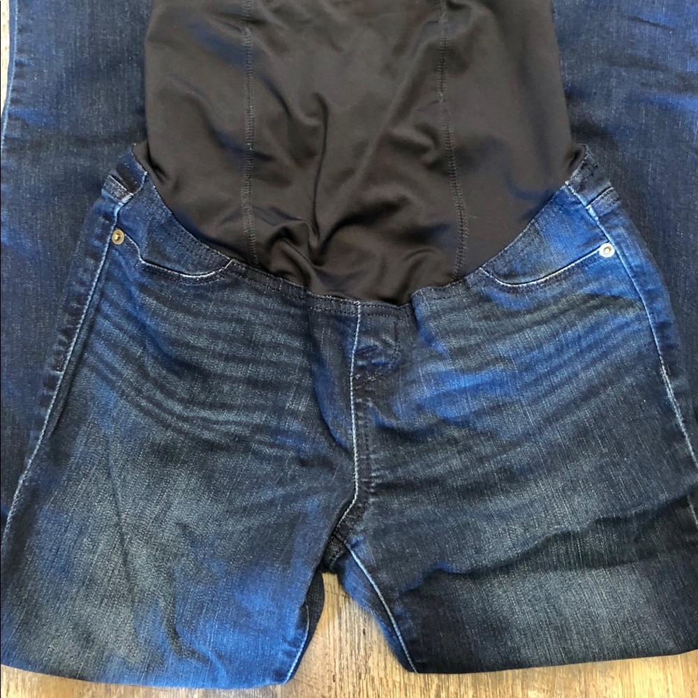 Isabel Maternity Dark Wash Jeans Full Panel
